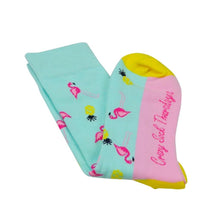 Load image into Gallery viewer, Caribbean Twist Crazy Socks - Crazy Sock Thursdays