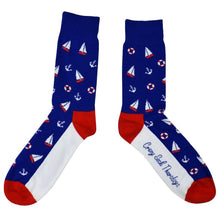 Lade das Bild in den Galerie-Viewer, Sail Away Crazy Socks - Crazy Sock Thursdays