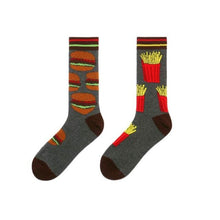 Lade das Bild in den Galerie-Viewer, Comfort Food Odd Paired Crazy Socks - Crazy Sock Thursdays
