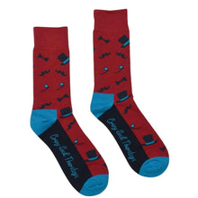 Load image into Gallery viewer, Distinguished Gentleman Crazy Socks - Crazy Sock Thursdays
