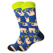 Lade das Bild in den Galerie-Viewer, Everyone Loves Sloths Crazy Socks - Crazy Sock Thursdays
