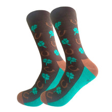 Load image into Gallery viewer, Feeling Lucky Crazy Socks - Crazy Sock Thursdays
