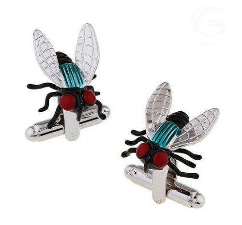 Fly Cufflinks - Crazy Sock Thursdays