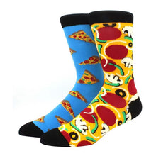 Lade das Bild in den Galerie-Viewer, Pizzas! Odd Paired Crazy Socks - Crazy Sock Thursdays
