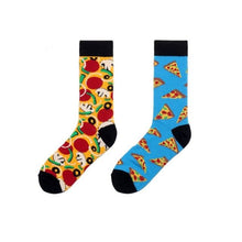Lade das Bild in den Galerie-Viewer, Pizzas! Odd Paired Crazy Socks - Crazy Sock Thursdays
