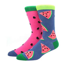 Load image into Gallery viewer, Watermelons Odd Paired Crazy Socks - Crazy Sock Thursdays
